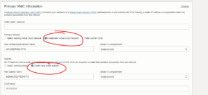 4. Create a VCN with a public subnet.