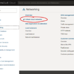 1. Navigate to "Virtual Cloud Networks".